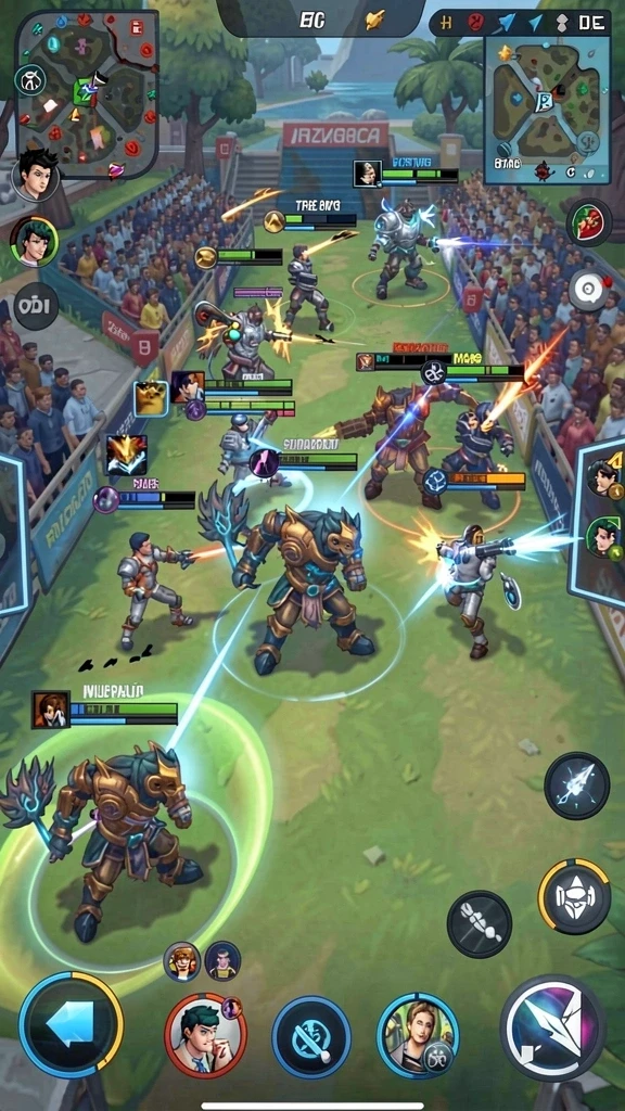 Tampilan gameplay yang menegangkan.