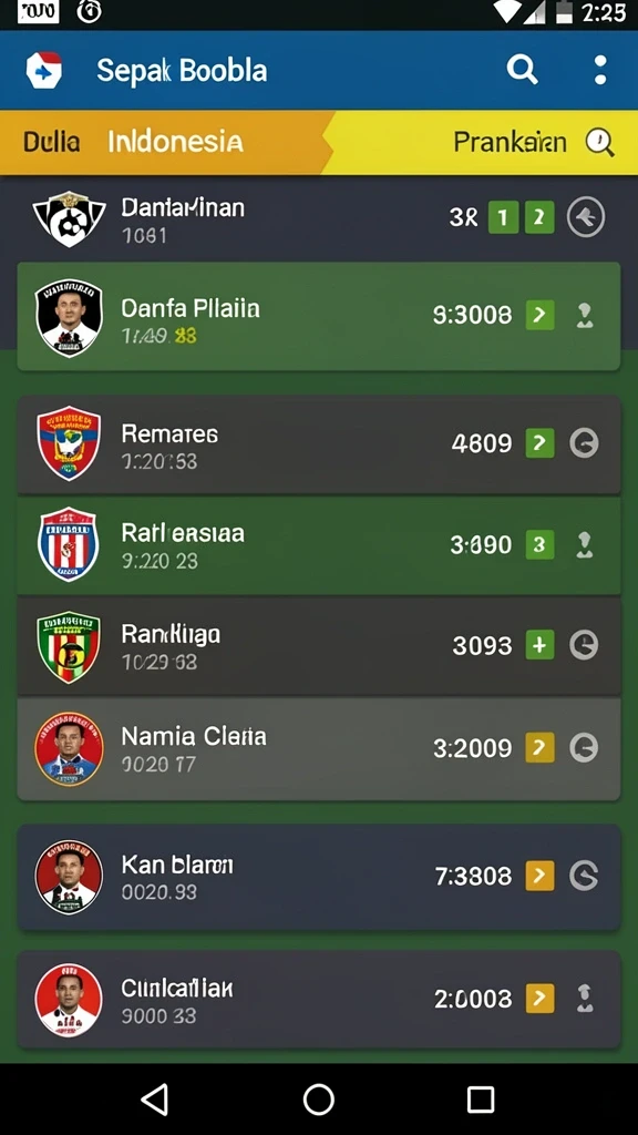 Fitur live draw yang menambah sensasi bermain.