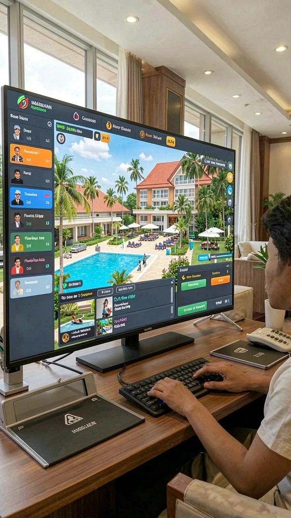 Tampilan awal game BOWO77 yang menarik.