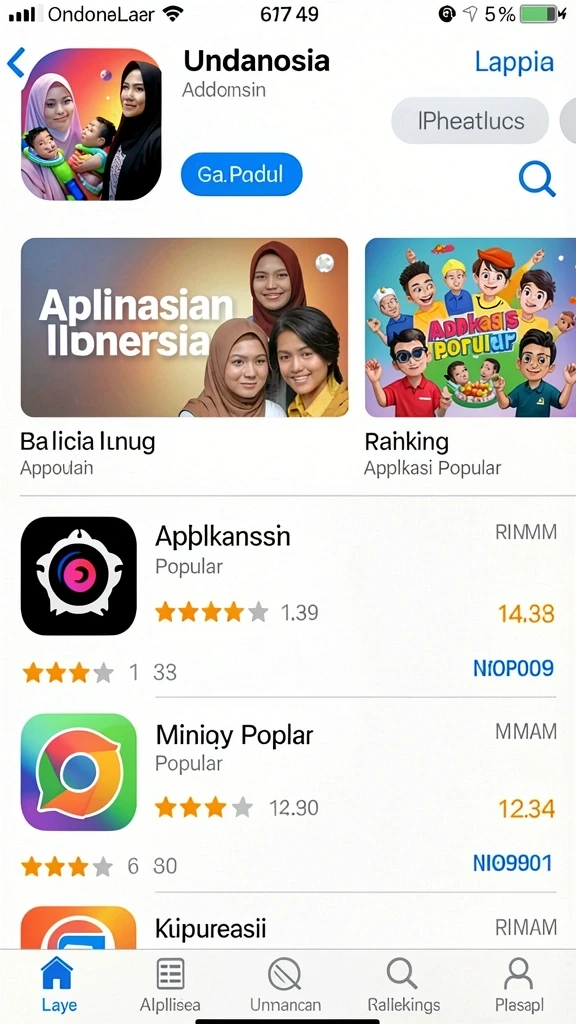 Tampilan antarmuka yang user-friendly.