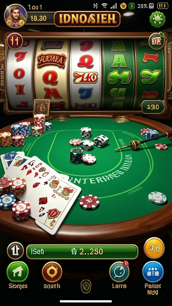 Tampilan awal game yang menarik dan intuitif.