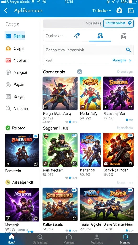 Tampilan antarmuka yang sederhana dan mudah dinavigasi.