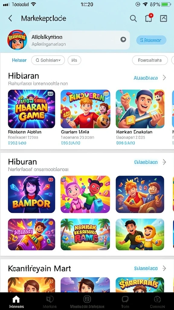 Pengaturan level yang menantang dan seru.