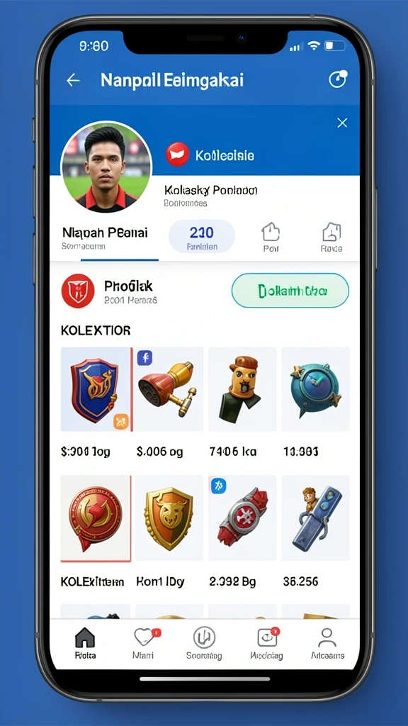Tampilan grafis F200M yang menawan.