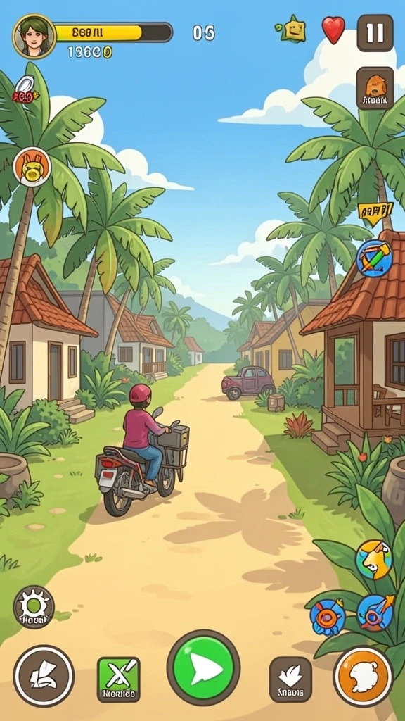 Gameplay seru dengan tantangan menarik.