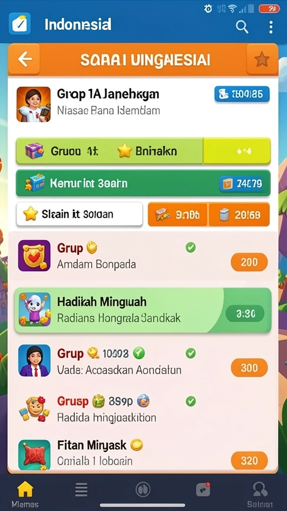 Level menantang yang membutuhkan strategi tinggi.