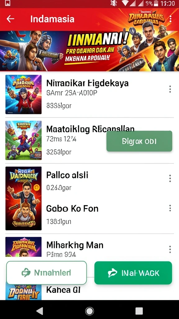 Tangkapan layar menampilkan interface permainan yang menarik.