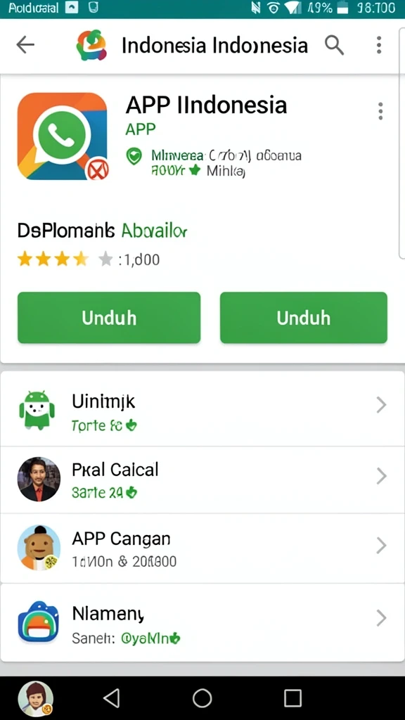 Screenshot memperlihatkan opsi kustomisasi karakter yang beragam.