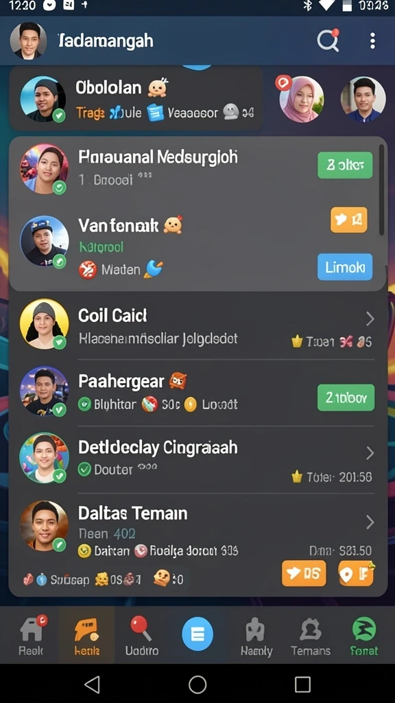 Tampilan antarmuka yang menarik dan user-friendly.