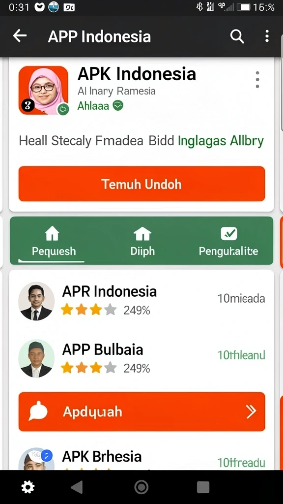 Tampilan antarmuka yang menarik dan intuitif.