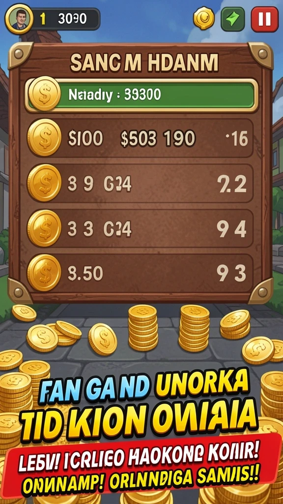 Tampilan leaderboard yang kompetitif dan menarik.