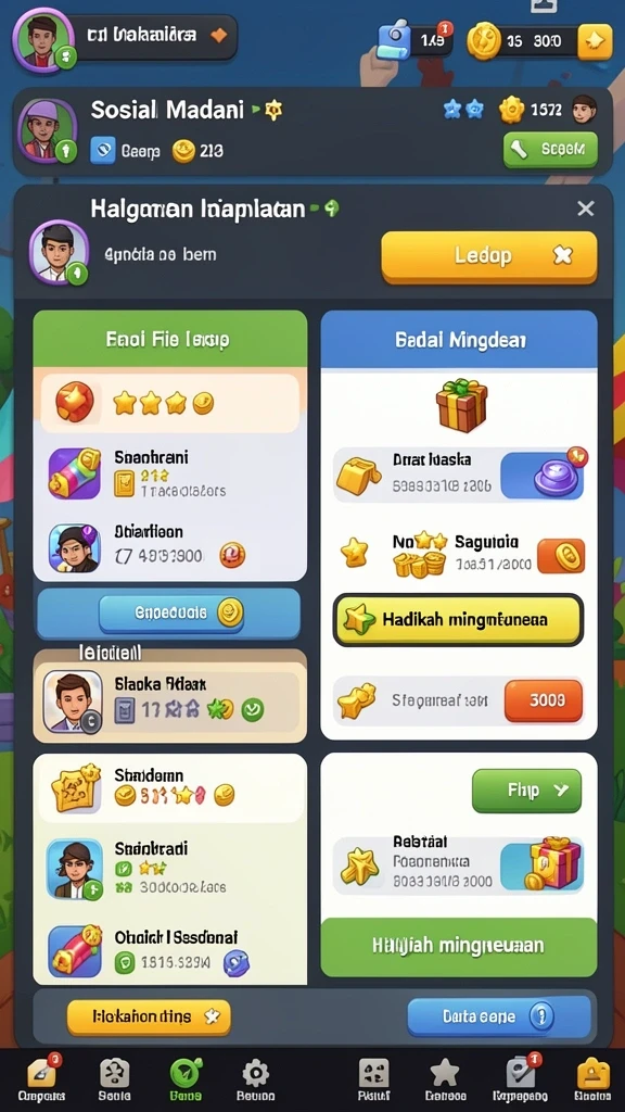 Tampilan utama aplikasi LESTARI777 yang menarik.