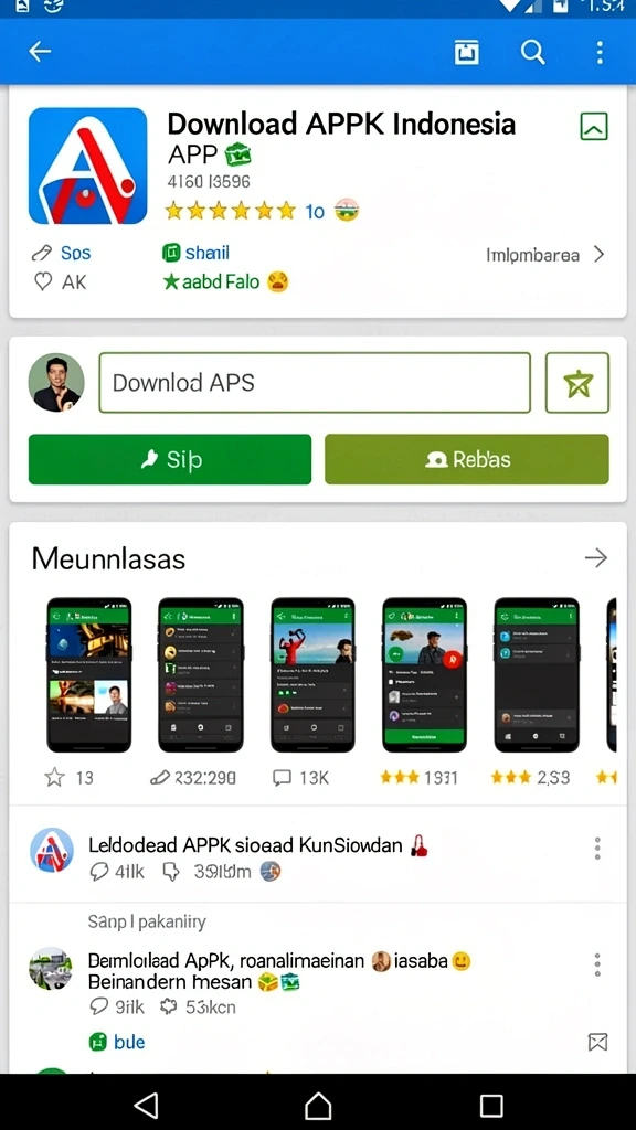 Berbagai jenis permainan yang siap dimainkan.