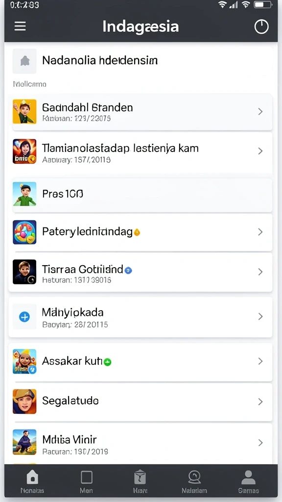Roda keberuntungan dengan banyak hadiah menarik.