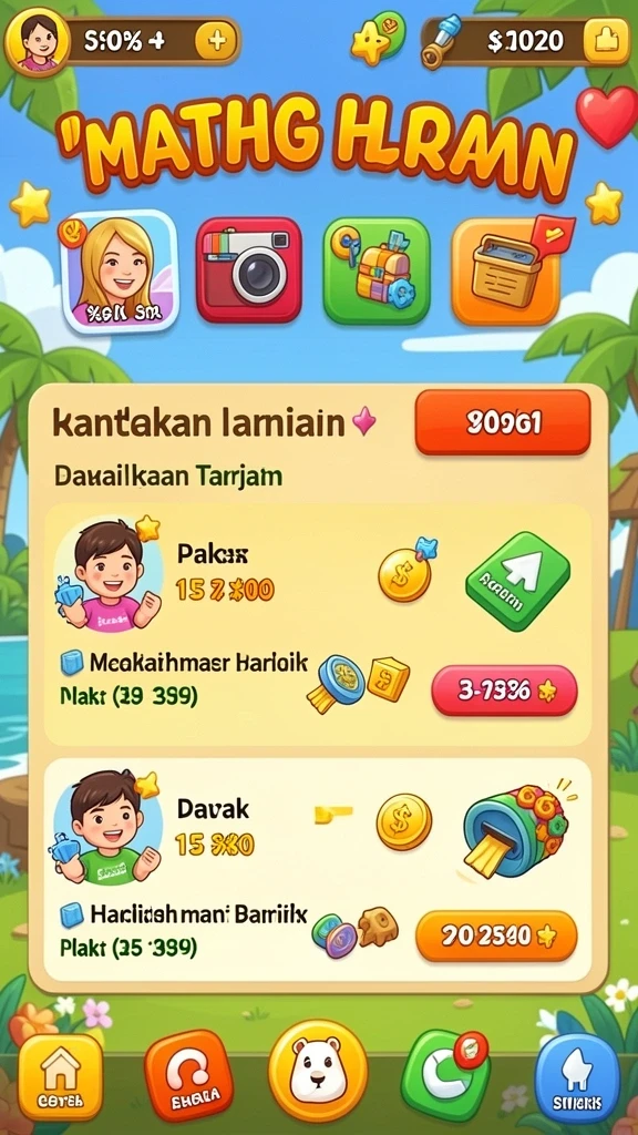 Karakter baru yang ditambahkan dalam pembaruan terbaru.