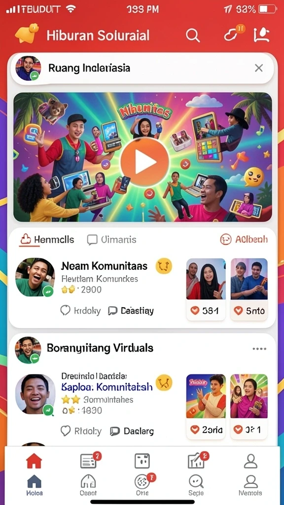 Tampilan antarmuka yang intuitif dan mudah dipahami.