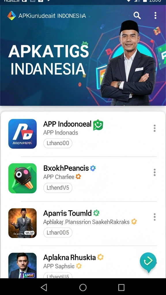 Tampilan awal permainan yang menarik dan penuh warna.