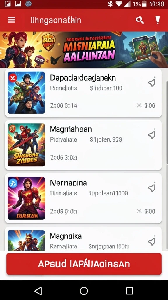 Tampilan karakter samurai yang epik.