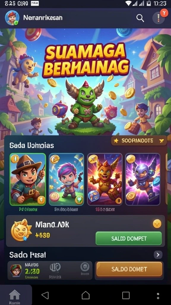 Tampilan antarmuka yang ramah pengguna dan menarik.