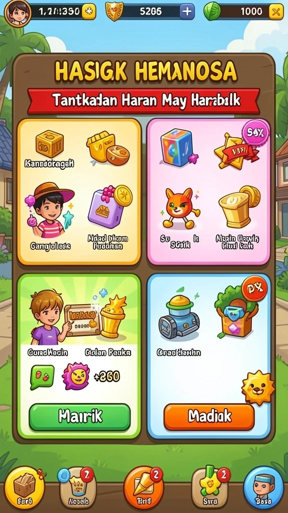 Gameplay yang seru dengan banyak tantangan di setiap level.