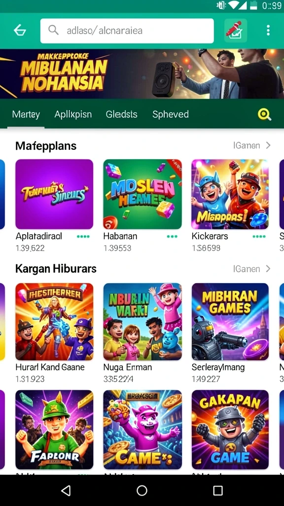 Tangkapan layar menunjukkan aksi seru dalam permainan.