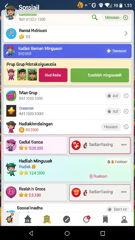Antarmuka pengguna yang mudah dinavigasi untuk pengalaman bermain yang nyaman.