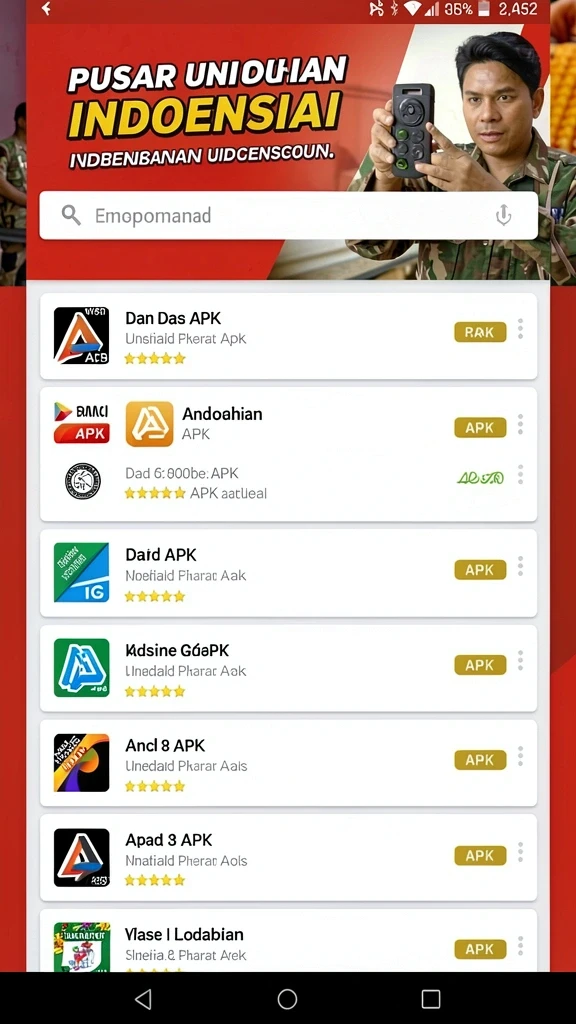 Tampilan antarmuka yang bersih dan modern.