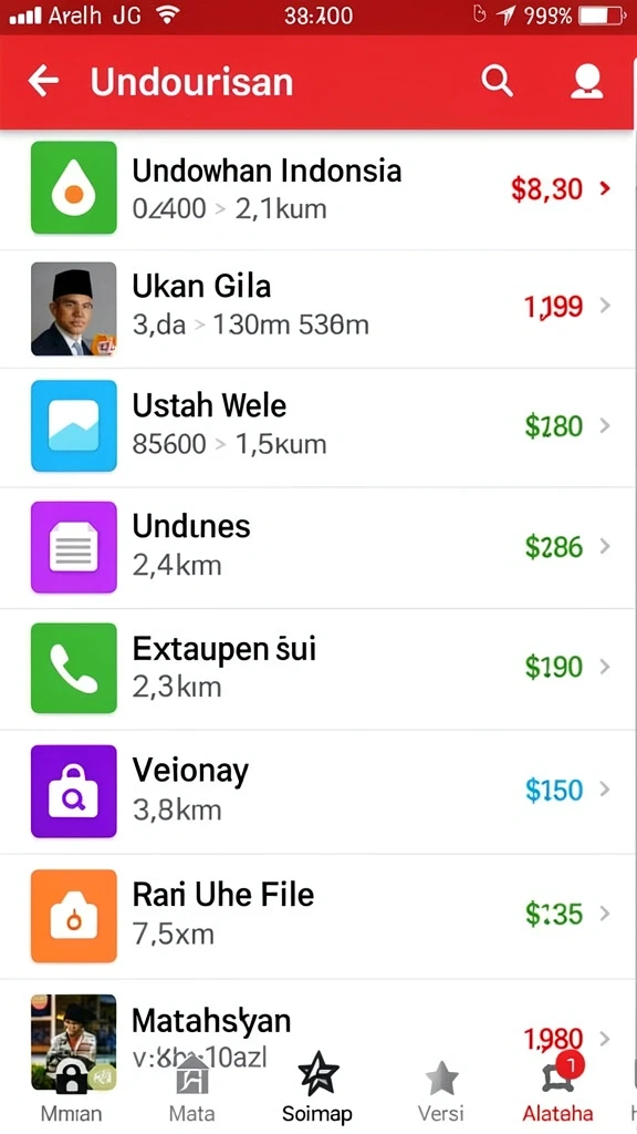 Tampilan antarmuka yang menarik dan user-friendly.